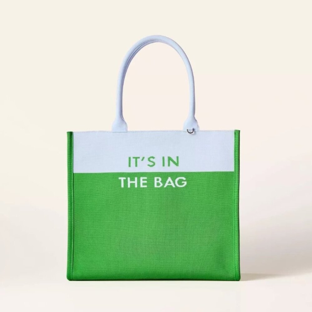Colorblock Knit Tote Bag - kate spade new york x Target Green/Blue